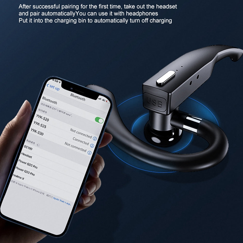 YYK-525 Wireless Bluetooth Headphone ANC Active Noise Cancelling Business Hanging Earphone (No Charging Case) YYK-525 Wireless Bluetooth Headphone ANC Active Noise Cancelling Business Hanging Earphone (No Charging Case)